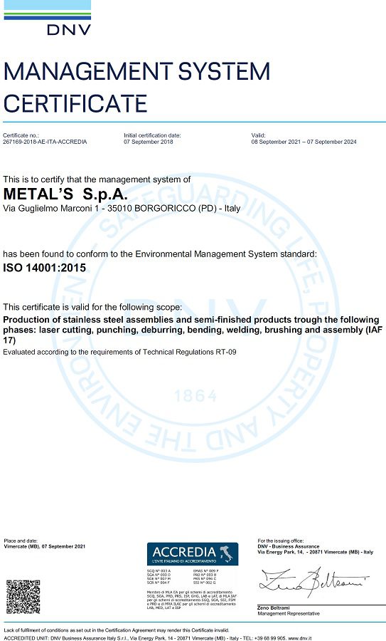 Certificazione 14001